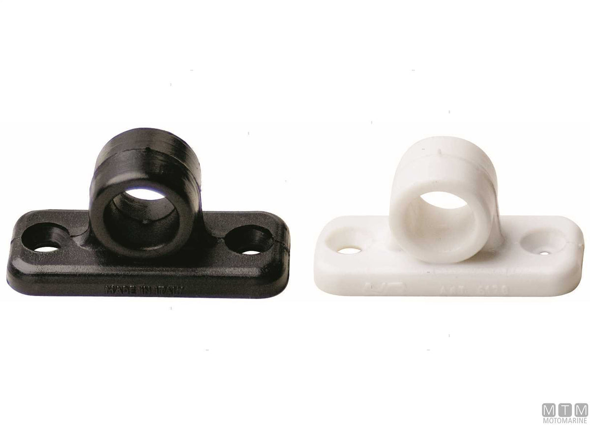 Loop hook 15x30 mm white nylon - original photo Motomarine Srl