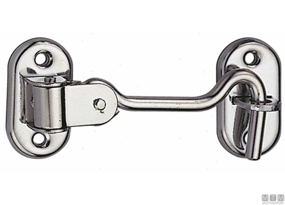 Articulated door stop hook L100 mm stainless steel - original photo Motomarine Srl