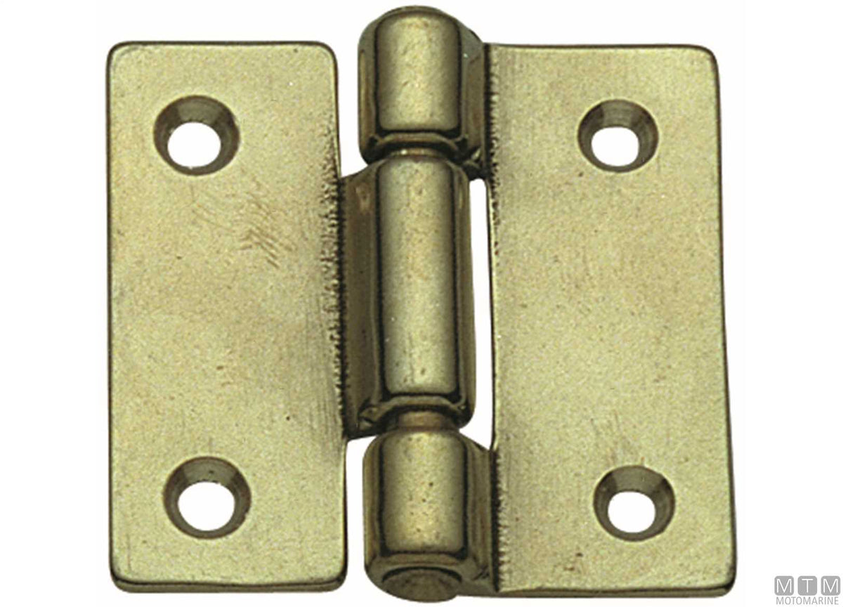 Butt hinge 60x60 mm polished brass - original photo Motomarine Srl