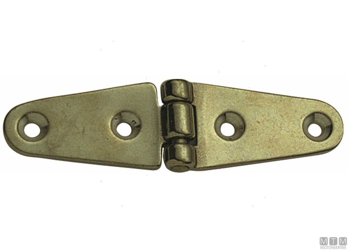 Wing hinge 26x98 mm polished brass - original photo Motomarine Srl