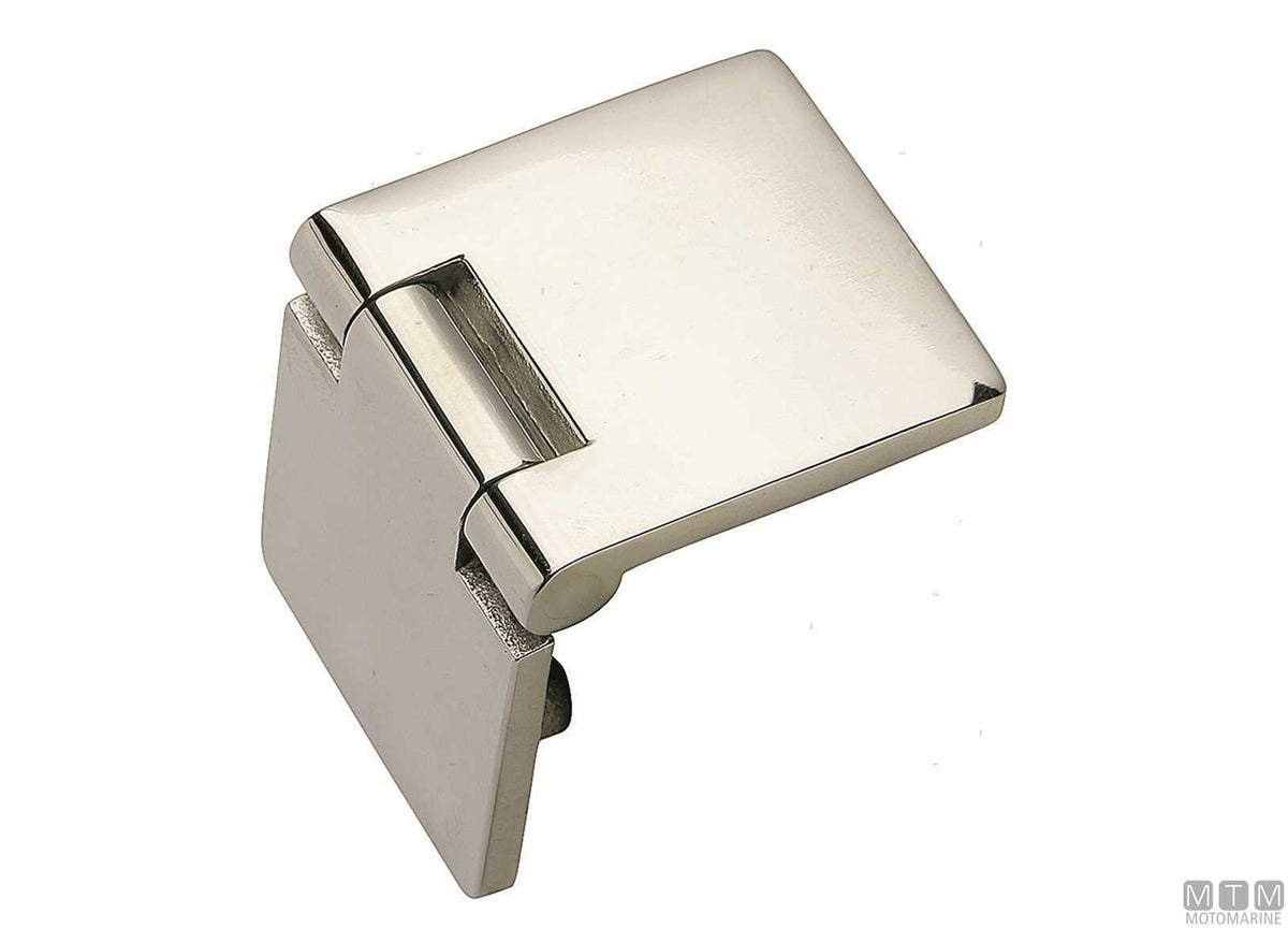Flush hinge FS-SLIM 70x35 mm in stainless steel 316 - original photo Motomarine Srl