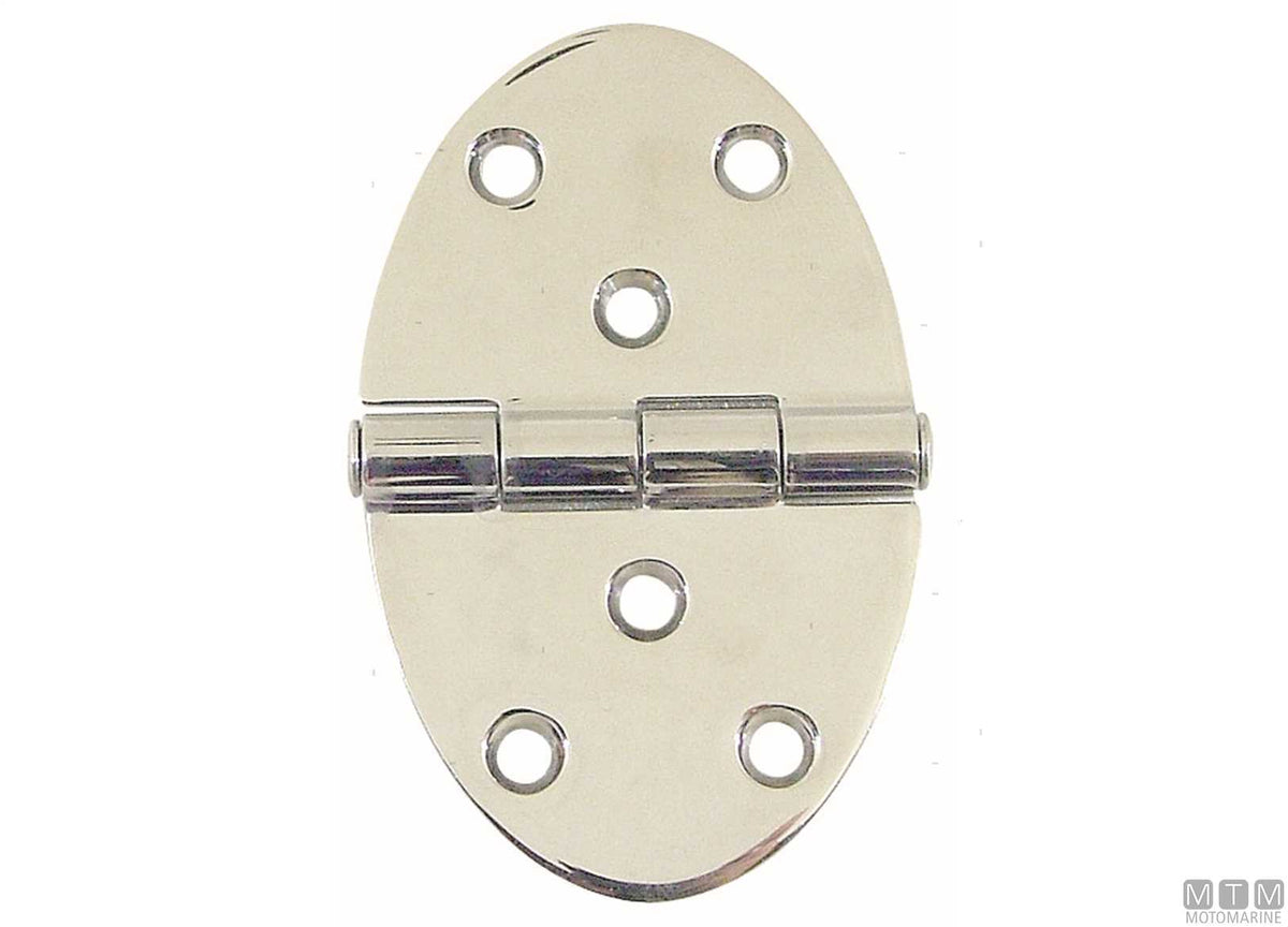 Extra oval hinge 56x84 mm, 316 stainless steel - original photo Motomarine Srl
