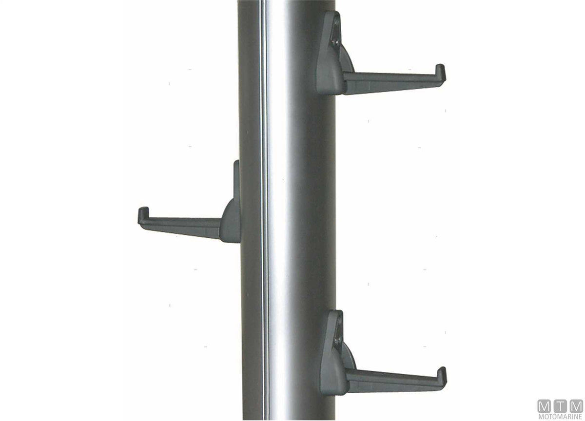 Foldable mast step, black, fiberglass - original photo Motomarine Srl