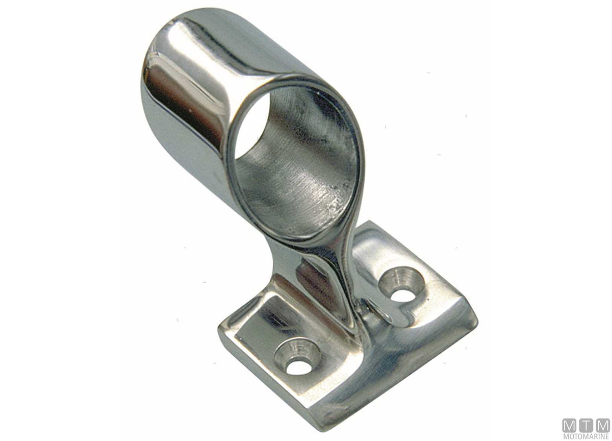 Left end support New Line D25 mm, stainless steel 316 - original photo Motomarine Srl