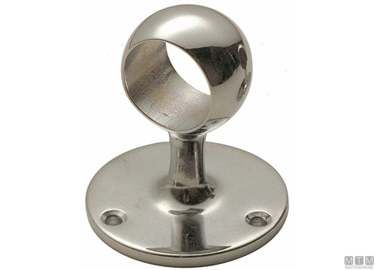 Through support D35 mm, chrome-plated brass - original photo Motomarine Srl