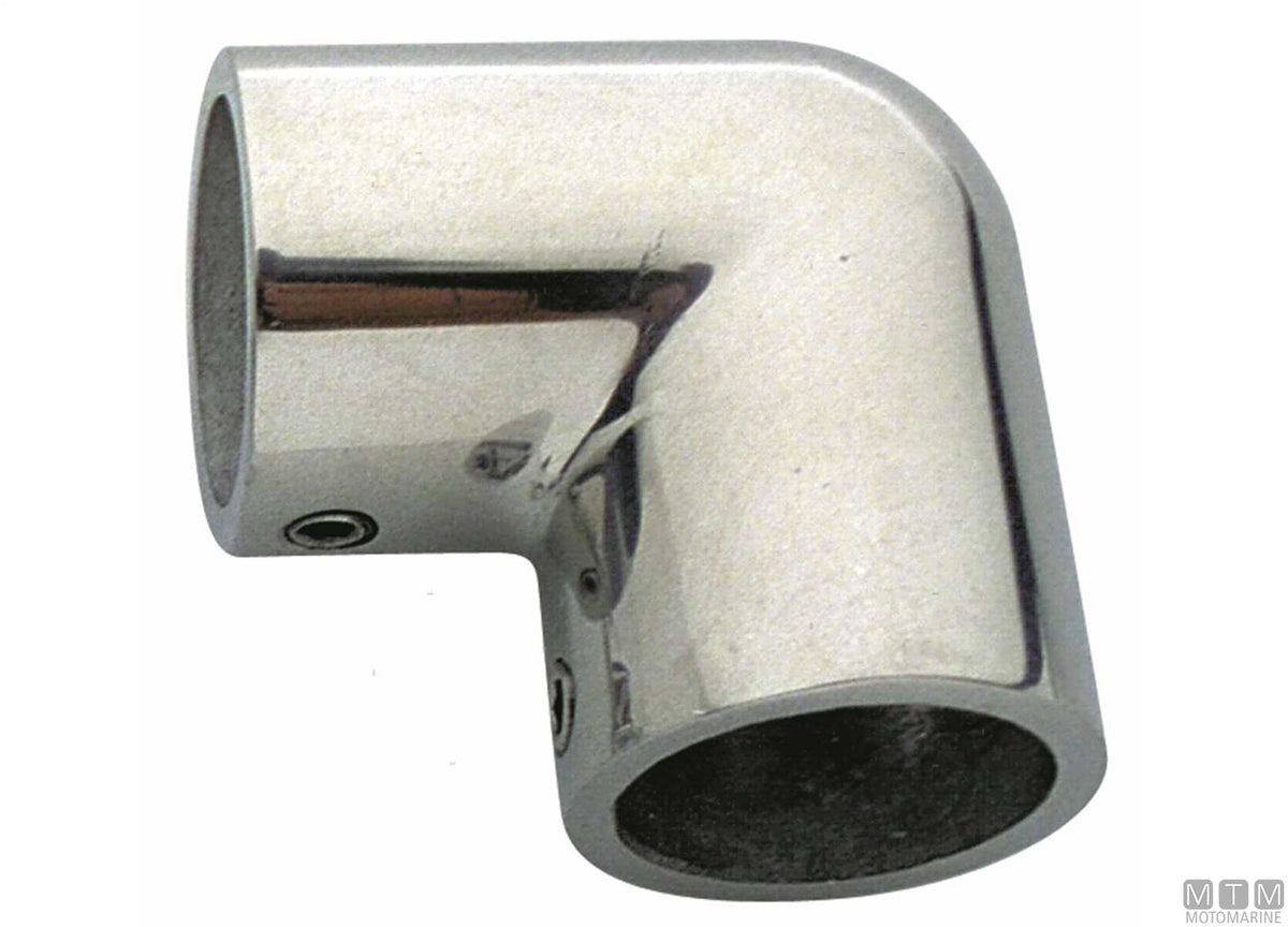 L-joint Ø22 mm stainless steel 316 - original photo Motomarine Srl