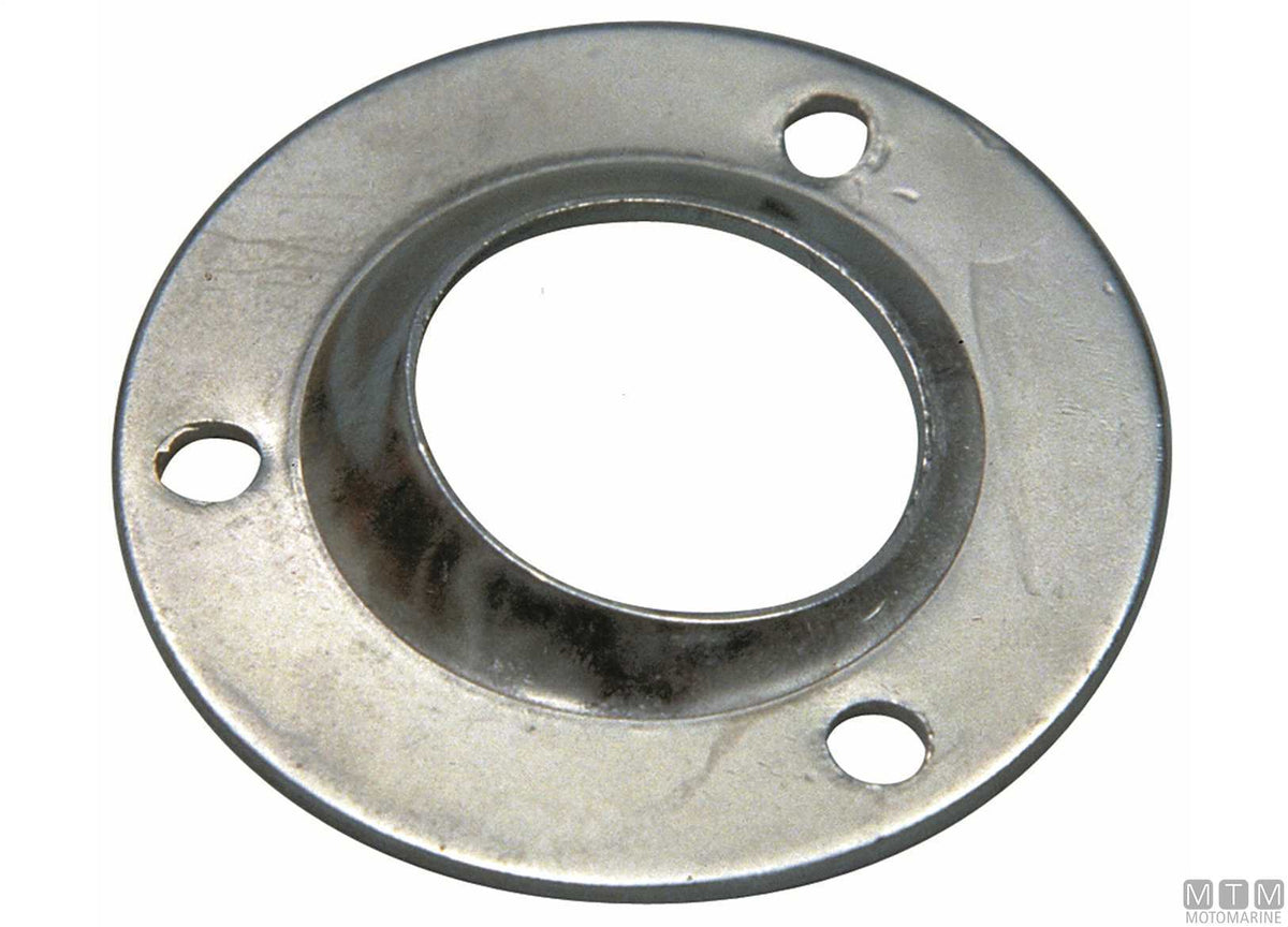 Round welding base 60° Ø25 mm stainless steel 316 cast - original photo Motomarine Srl