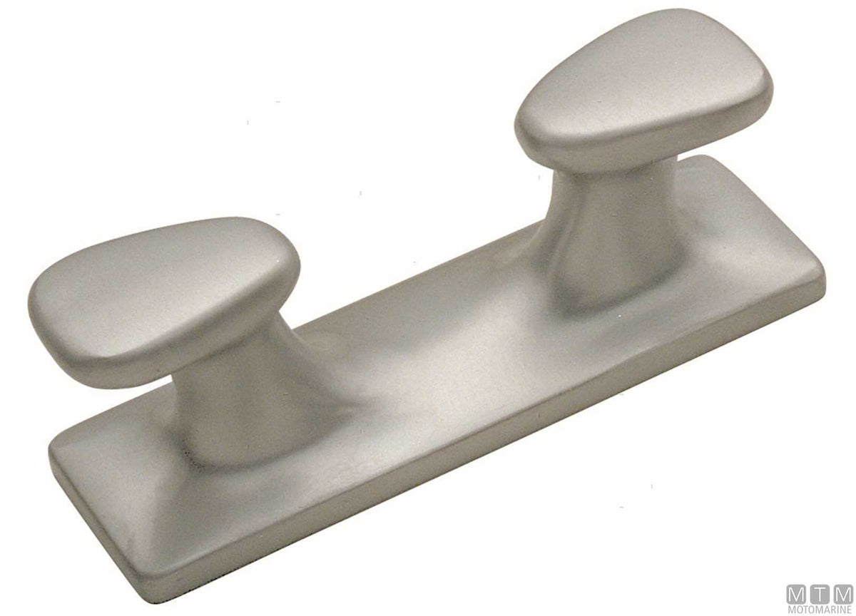 2-horn cleat Holland 200 mm in aluminium - original photo Motomarine Srl