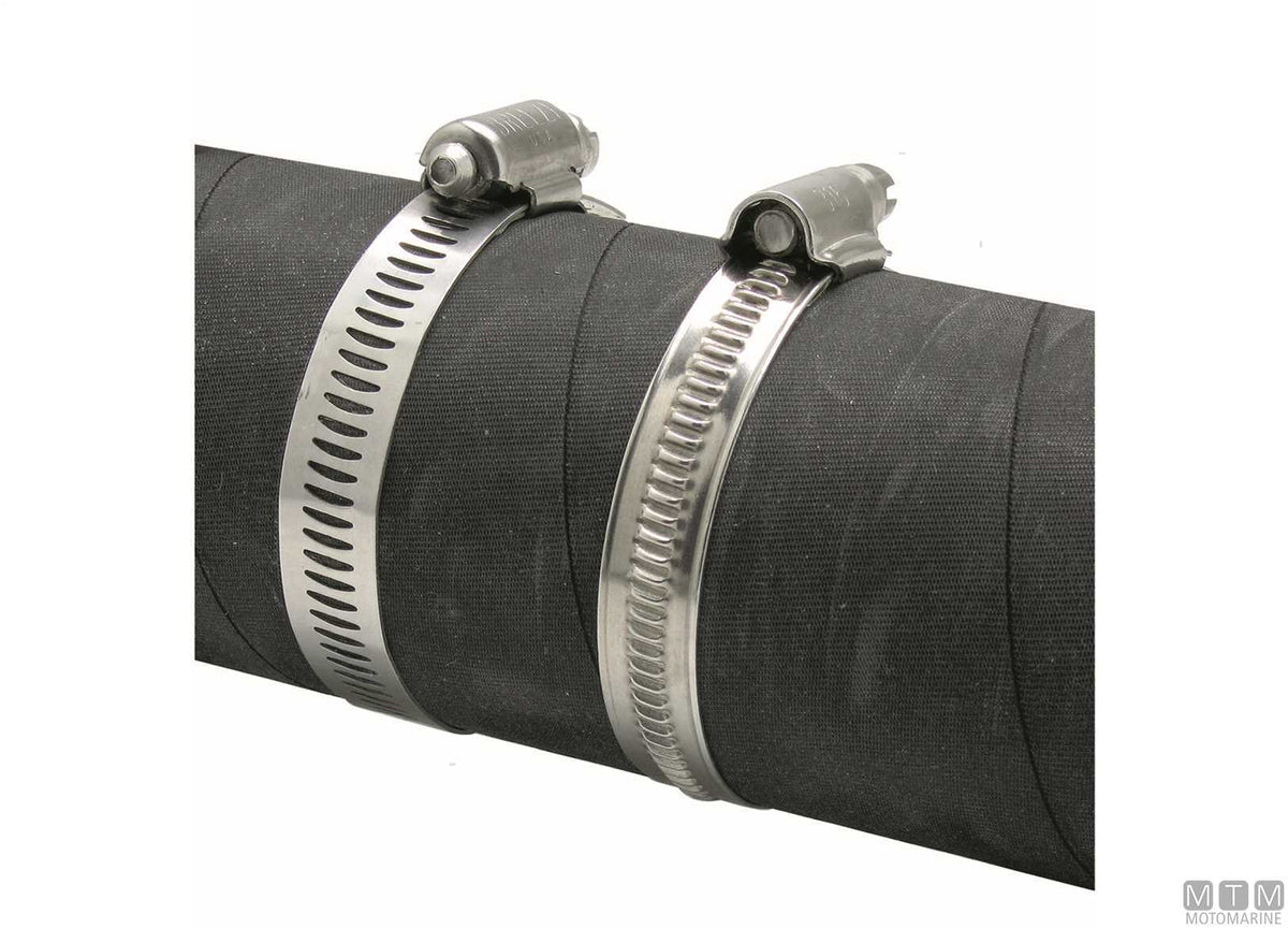 Hose clamp DIN12 60-80 mm stainless steel - original photo Motomarine Srl