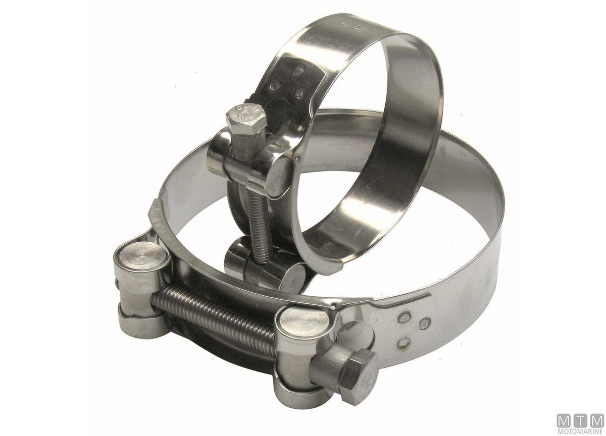 Hose clamp band 86-91 mm stainless steel - original photo Motomarine Srl