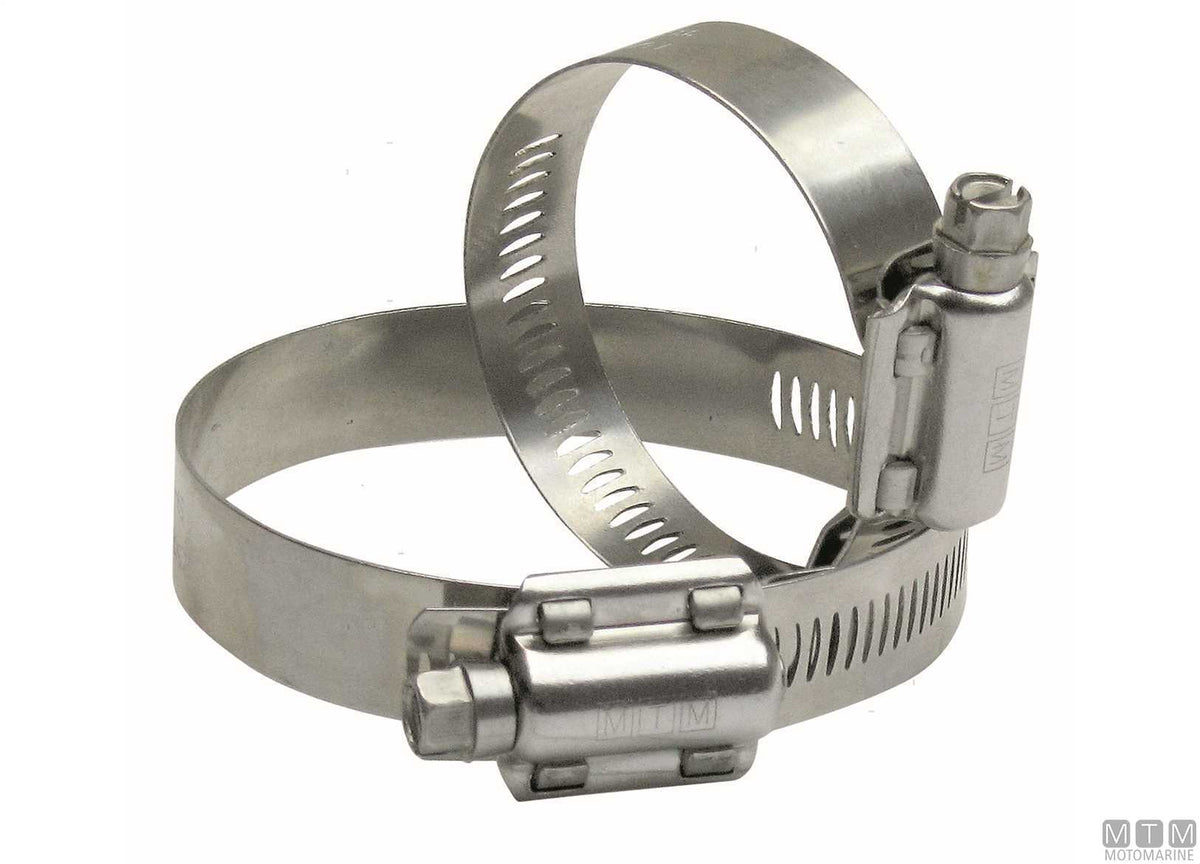 Hi Torque hose clamp 117-140 stainless steel 316 - original photo Motomarine Srl