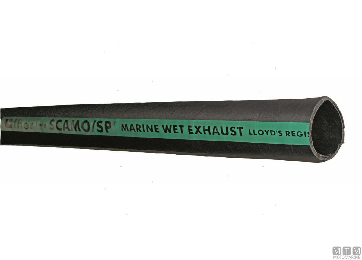 Smooth engine exhaust hose Ø40 mm 10 m - original photo Motomarine Srl