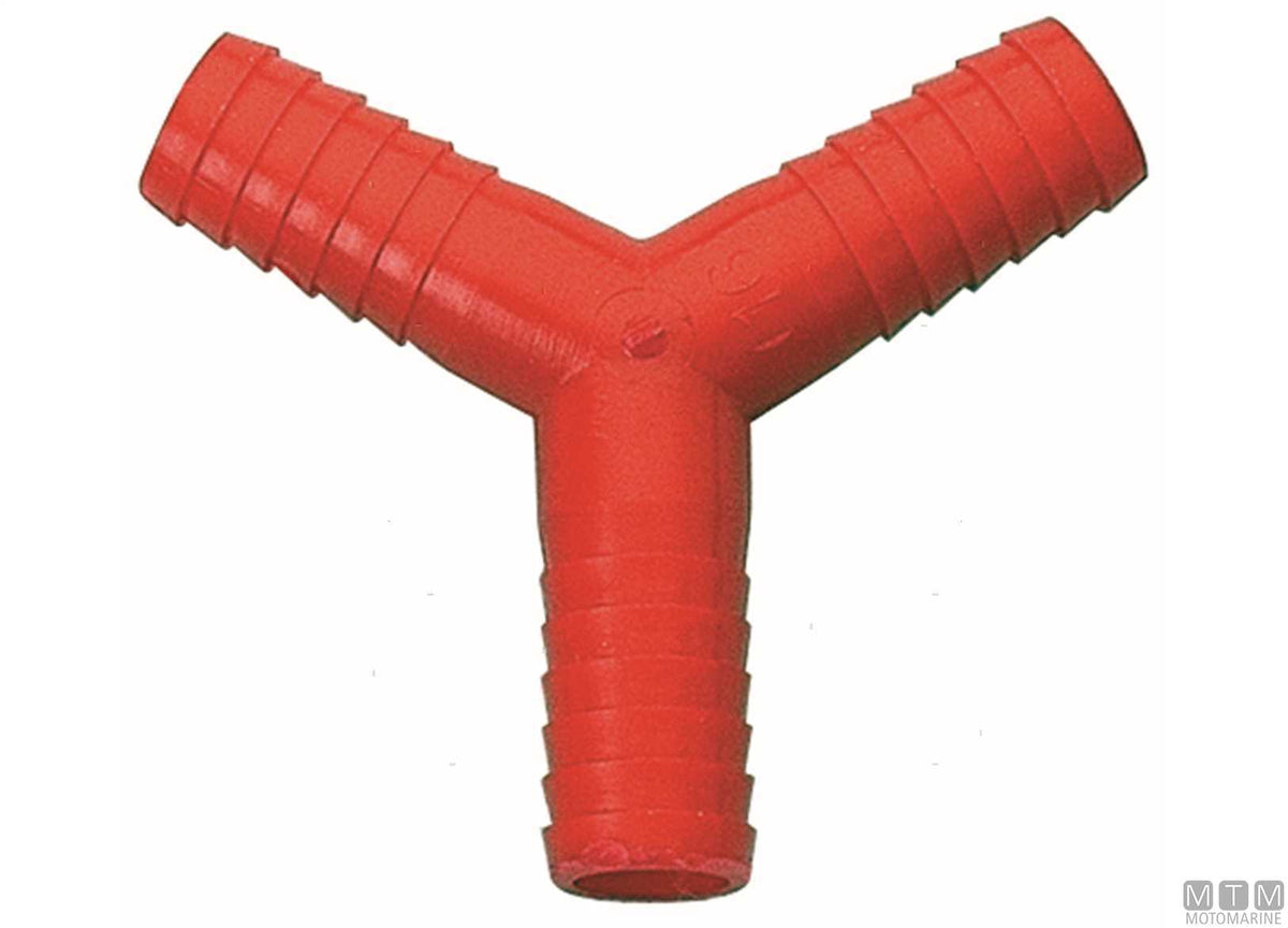 Y-connector Ø16 mm plastic - original photo Motomarine Srl
