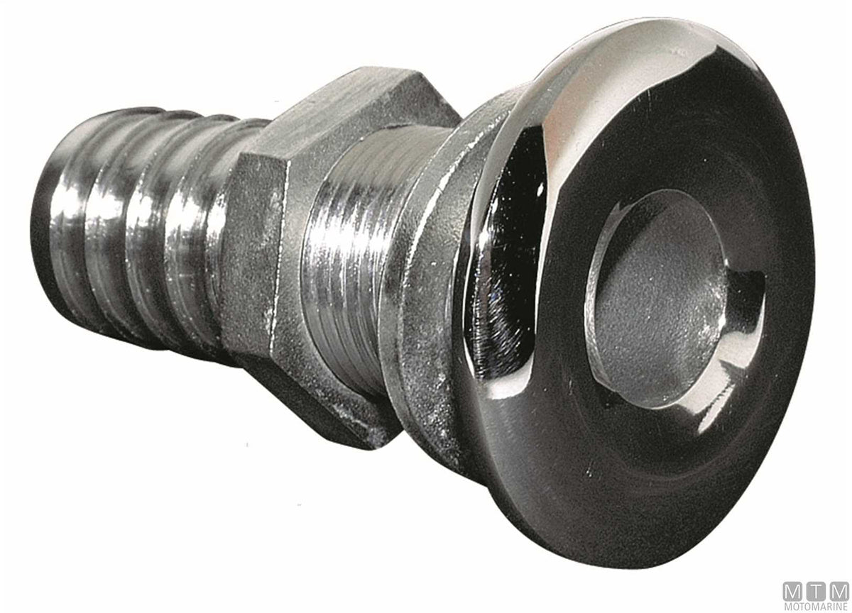 Sea discharge Ø45 mm stainless steel 316 - original photo Motomarine Srl