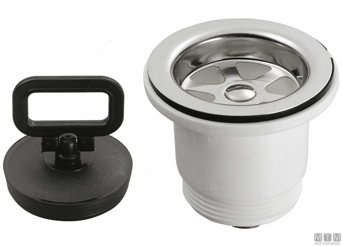Drain strainer for Ø50 mm hole outlet 1"1/2 - original photo Motomarine Srl