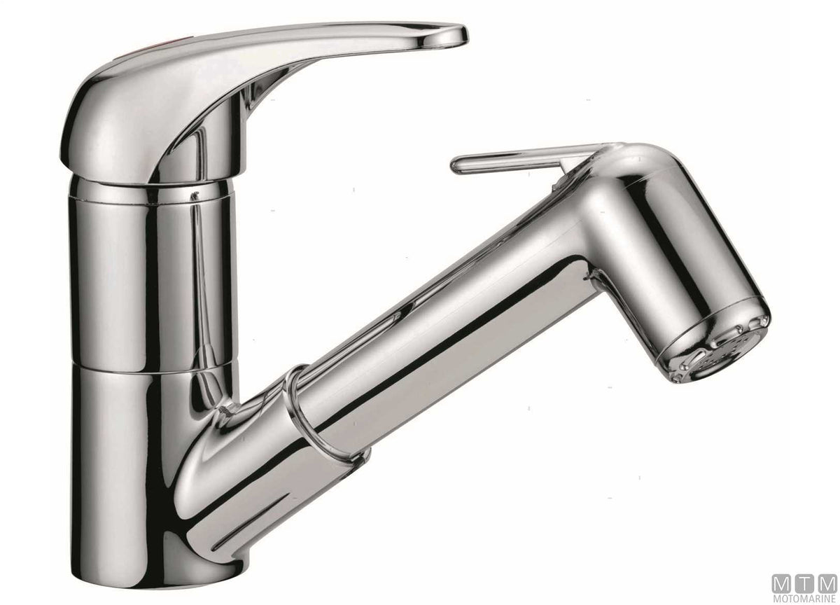Elka mixer tap with Yara hand shower - original photo Motomarine Srl