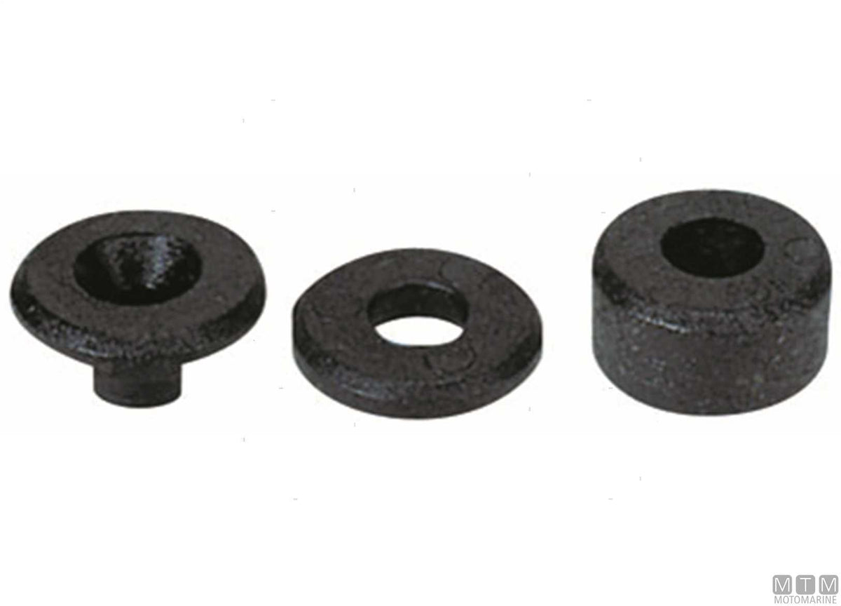 Windshield spacers 50 pcs white - original photo Motomarine Srl