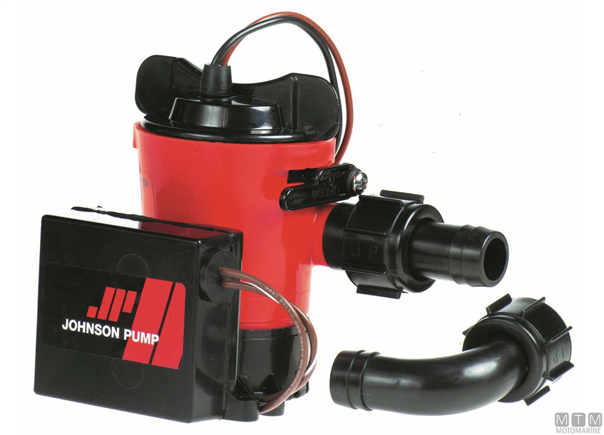 Automatic bilge pump Johnson 1250GPH 24 V - original photo Motomarine Srl