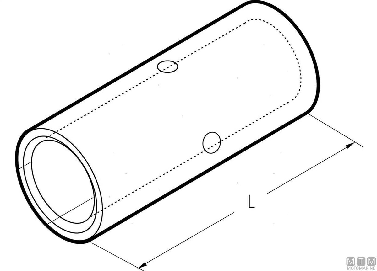 Butt connector for battery cable 35 mm² - original photo Motomarine Srl