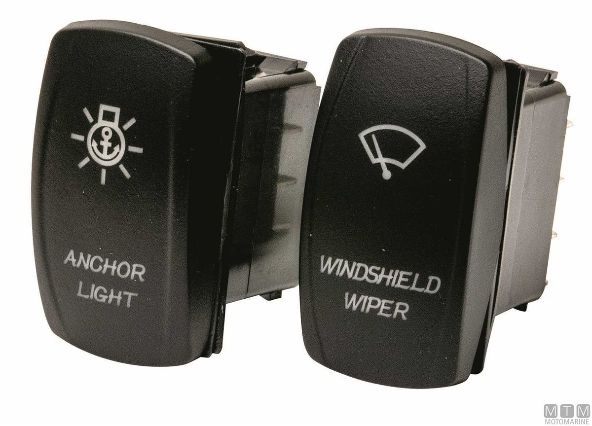 ON-OFF switch Search Light 20 A 4 terminals - original photo Motomarine Srl