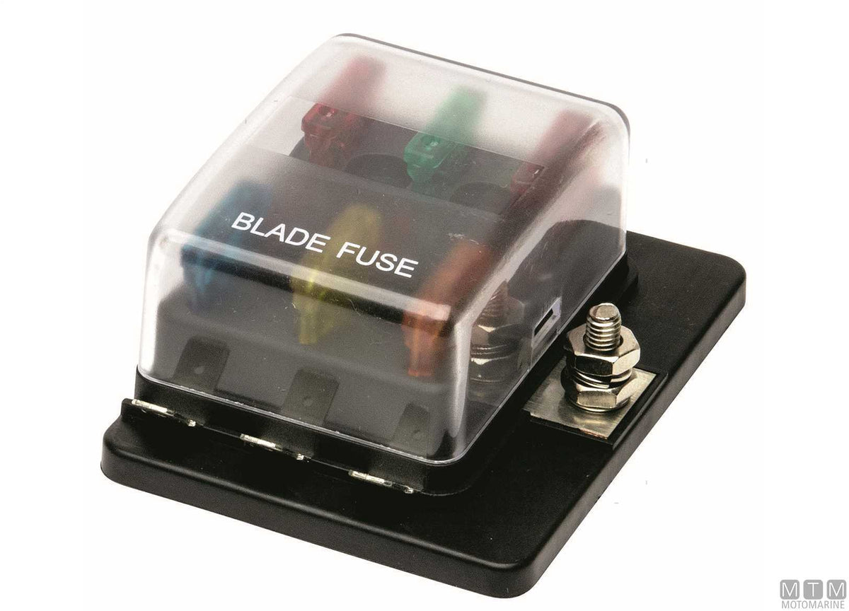 Fuse box UNIVAL 10-position - original photo Motomarine Srl