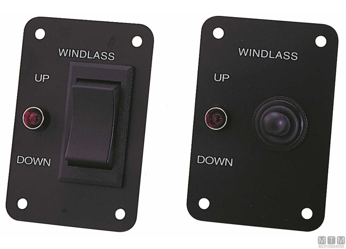 Windlass Control Panel with Toggle Switch - original photo Motomarine Srl