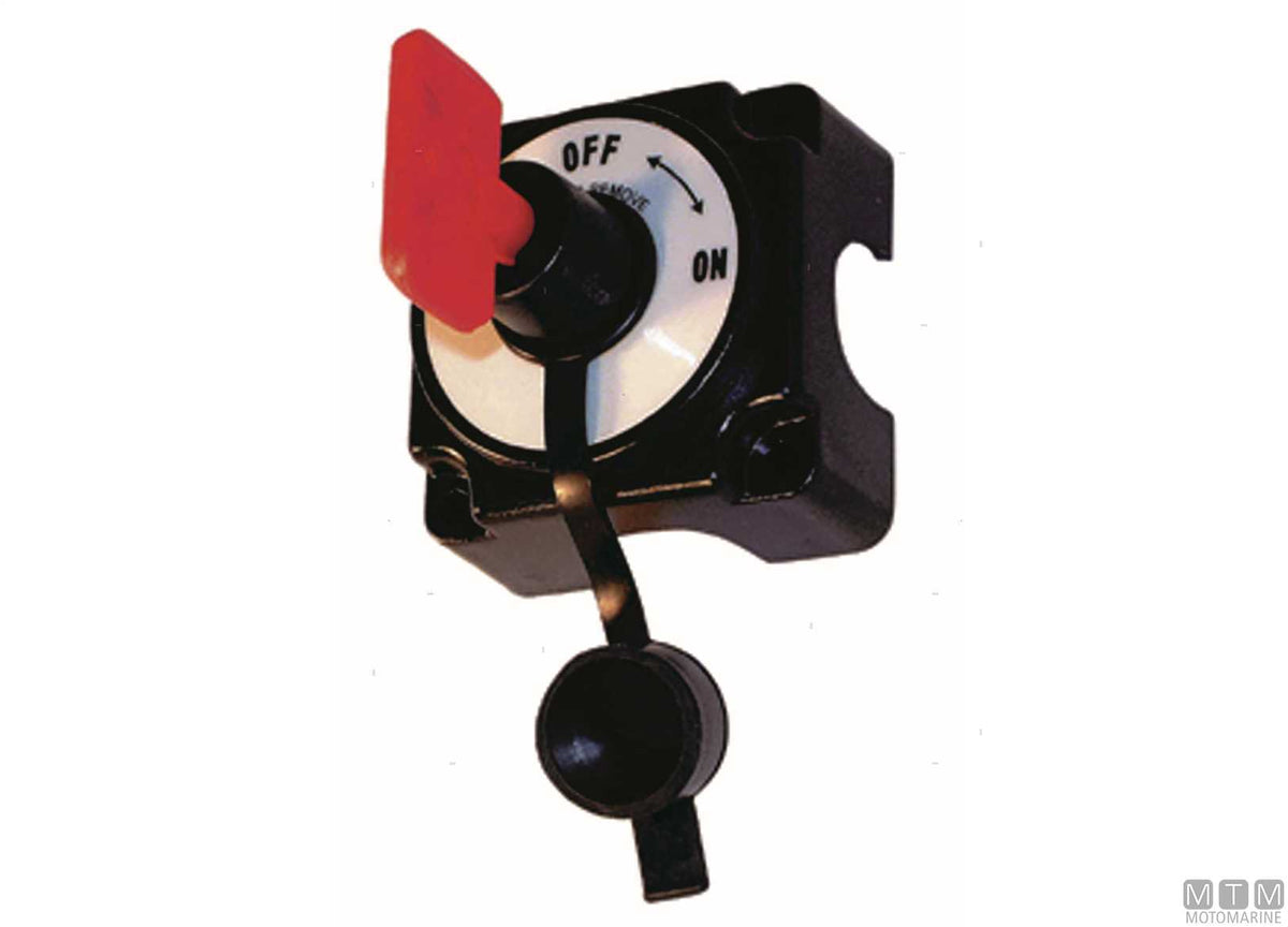 Battery disconnect switch Wall Key 250 A - original photo Motomarine Srl