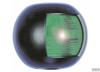 Green side navigation light Midi Flat black