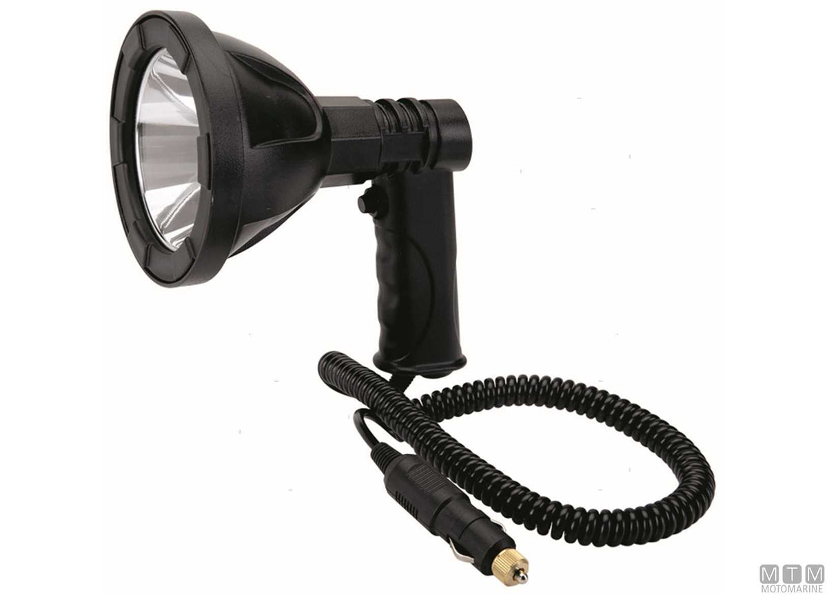Handle torch powered by 12V plug - original photo Motomarine Srl