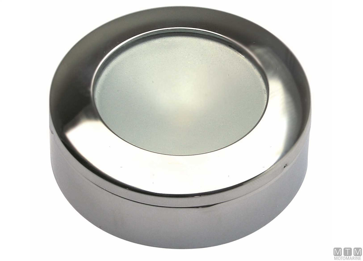 LED spotlight in stainless steel Ø71 mm - original photo Motomarine Srl