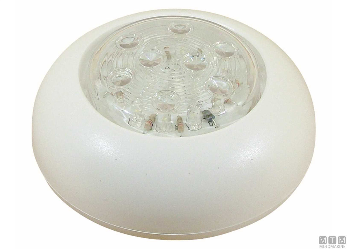 Push LED ceiling light Ø110 mm - original photo Motomarine Srl