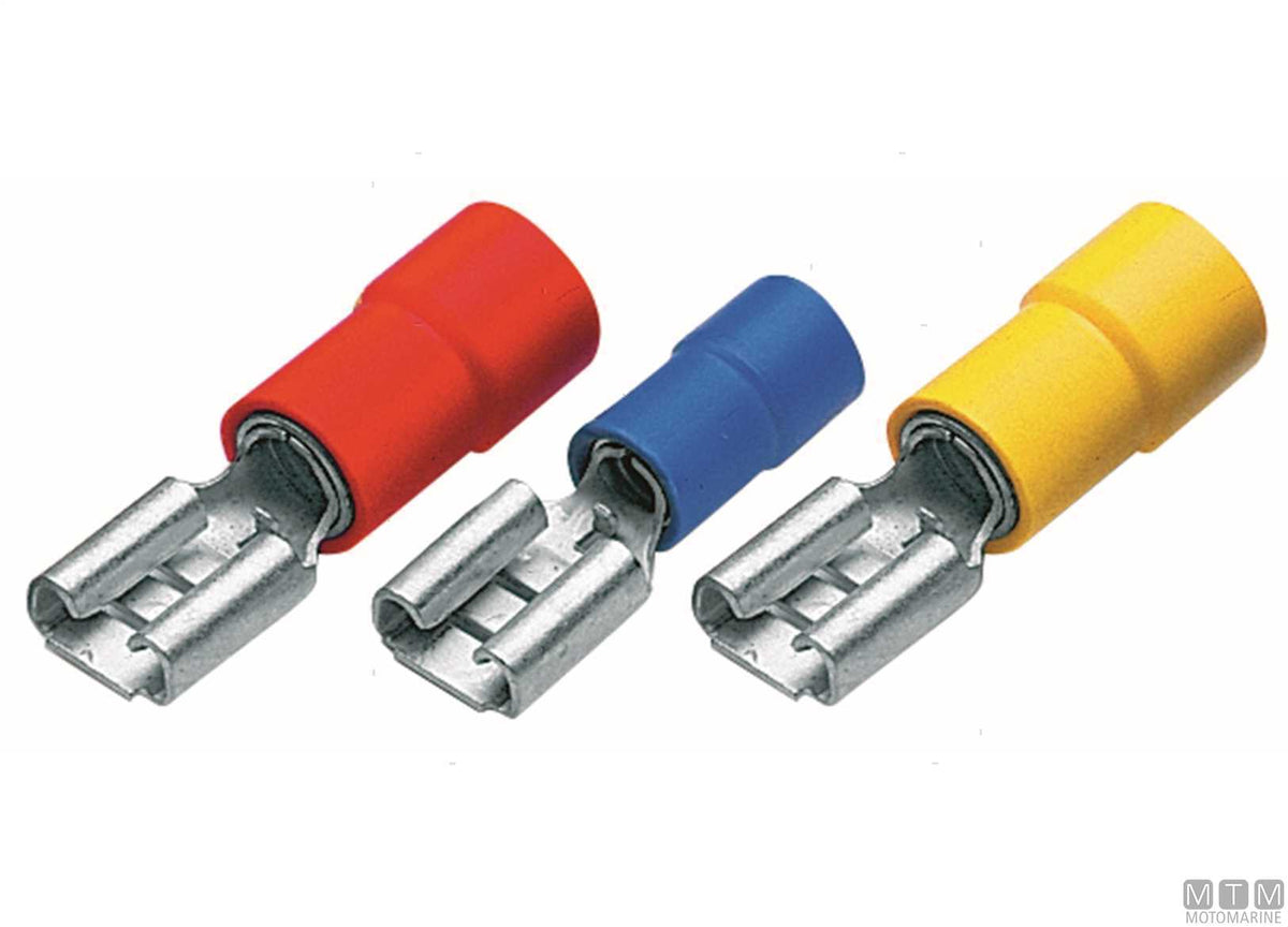 Male push-on connector, cable 0.25-1.5 mm, pack of 100 - original photo Motomarine Srl