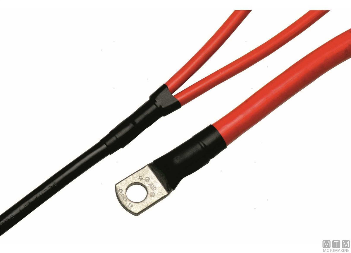 Termoblock black heat-shrink sleeve 4.8-9.5 mm 10 m - original photo Motomarine Srl