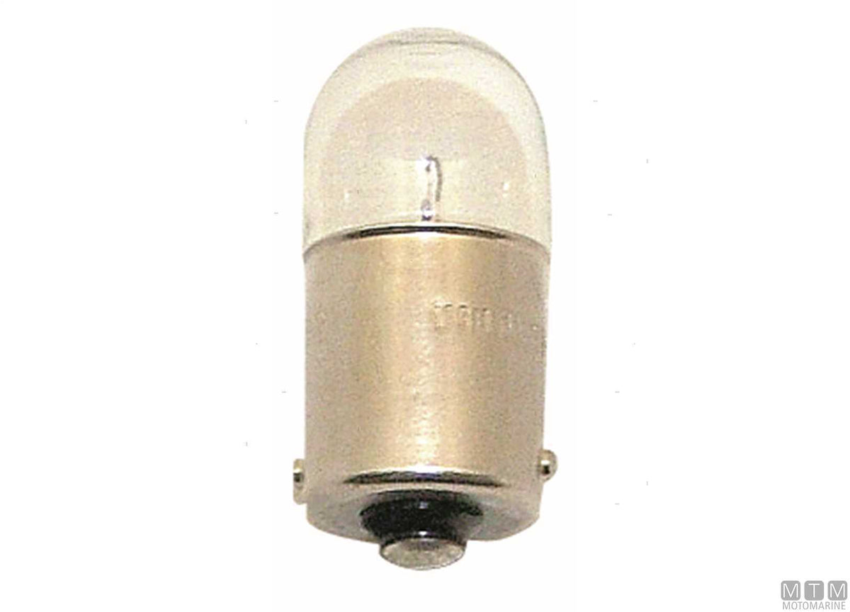 Single-contact bulb, small globe, 12V 5W - original photo Motomarine Srl