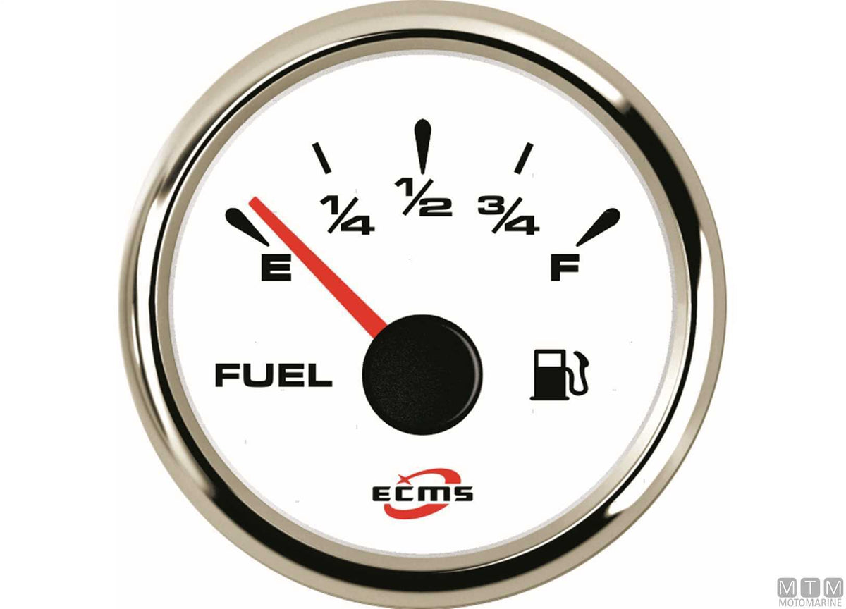 Pressure gauge 5 bar White/Chrome - original photo Motomarine Srl