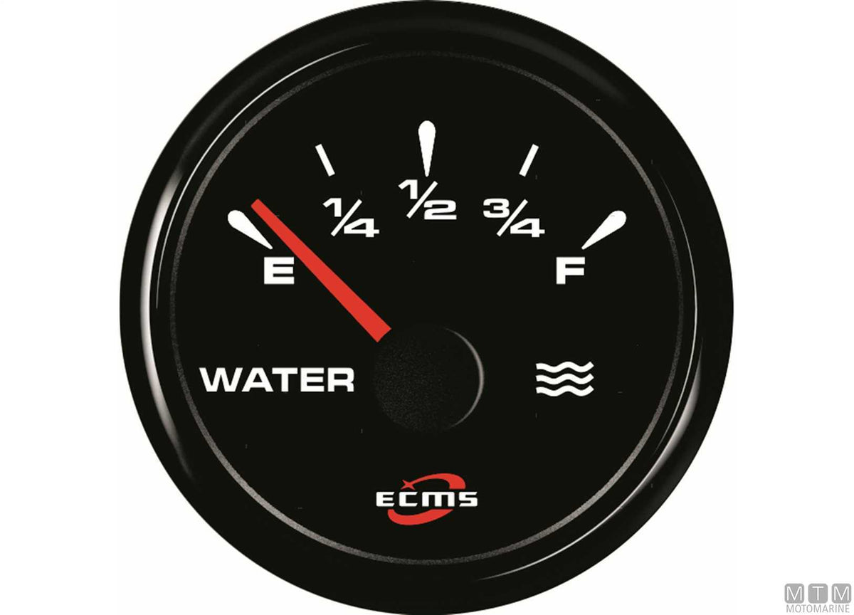 Pressure gauge 5 bar All Black - original photo Motomarine Srl
