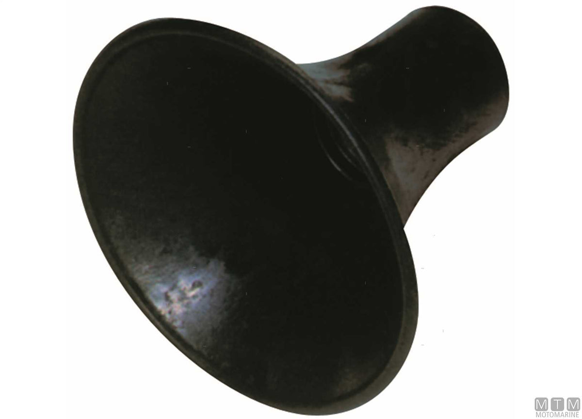 Rubber side roller for trailers 105x85 mm bore Ø15 mm - original photo Motomarine Srl
