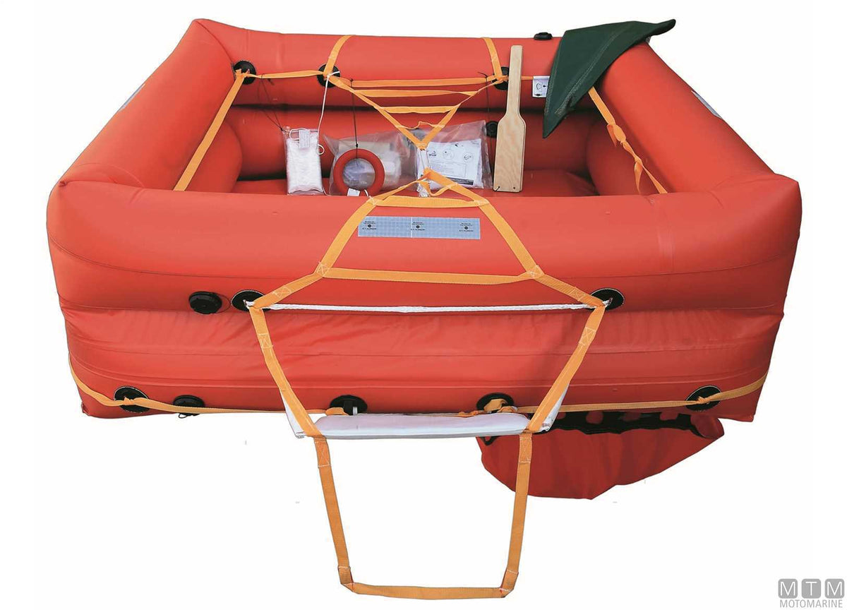 EV Compact-Dry Plus liferaft, valise 8P - original photo Motomarine Srl