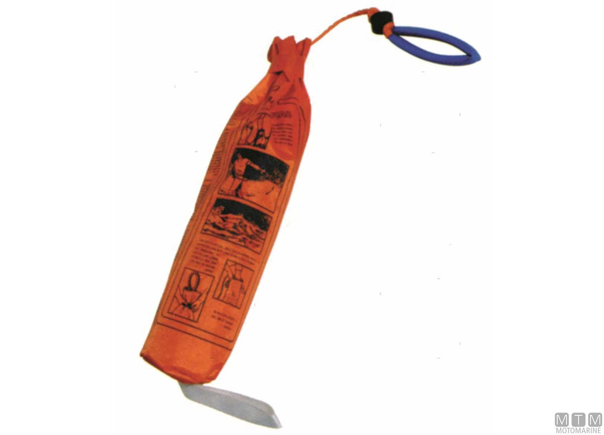 Floating line for REG2 ring lifebuoy with bag, 30 m - original photo Motomarine Srl