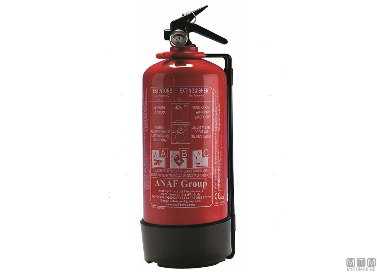 MED fire extinguisher PS2-Y ABC 2 kg - original photo Motomarine Srl