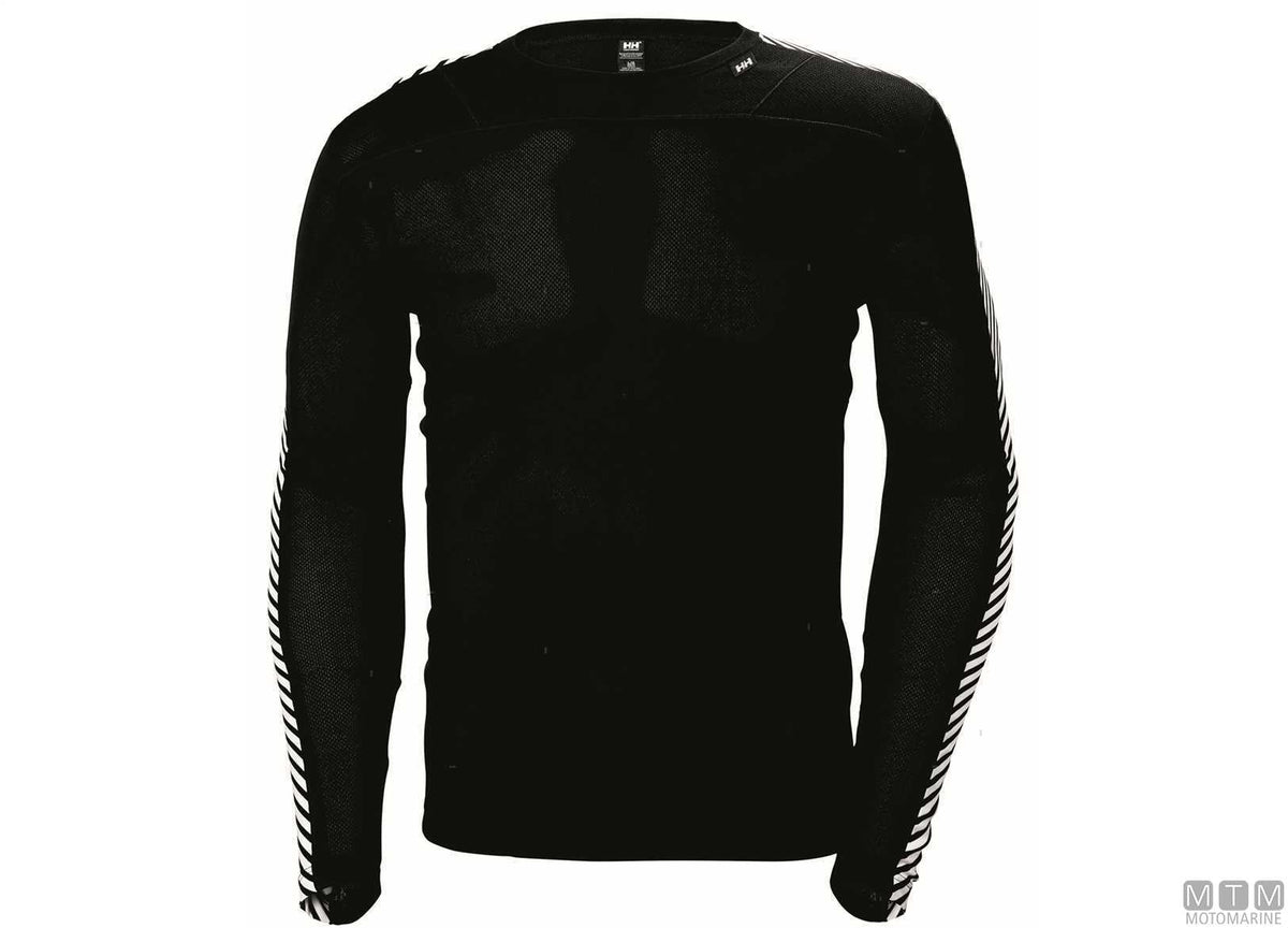 H/H Lifa Crew 998 shirt black M - original photo Motomarine Srl