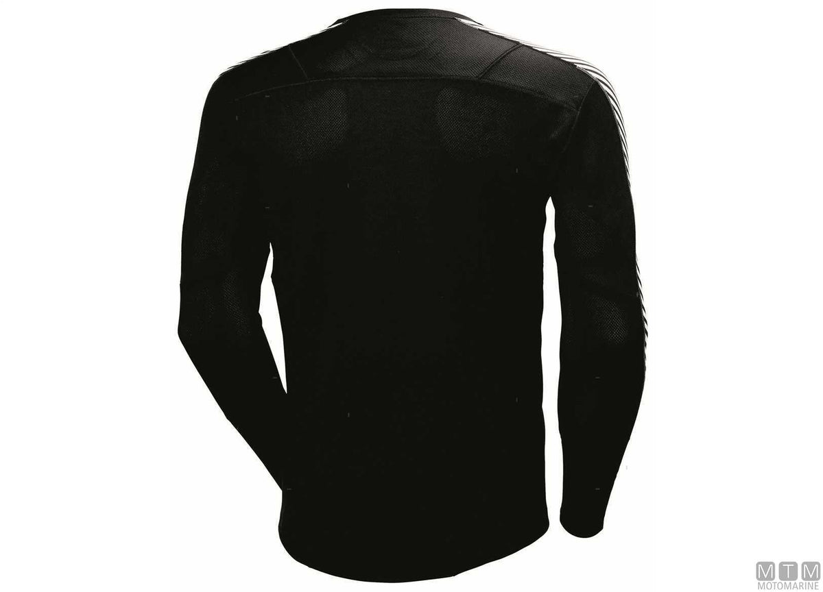 H/H Lifa Crew 998 shirt black M - original photo Motomarine Srl