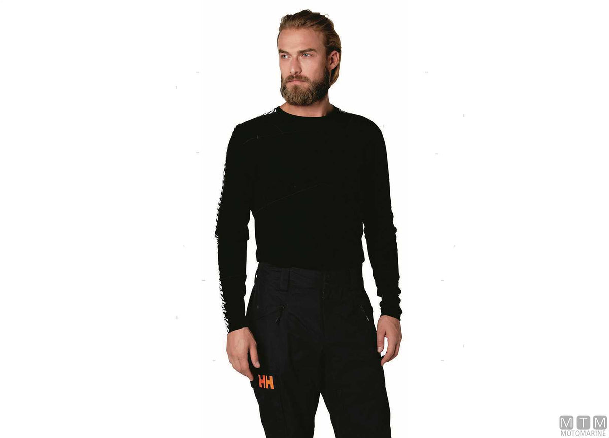 H/H Lifa Crew 998 shirt black M - original photo Motomarine Srl