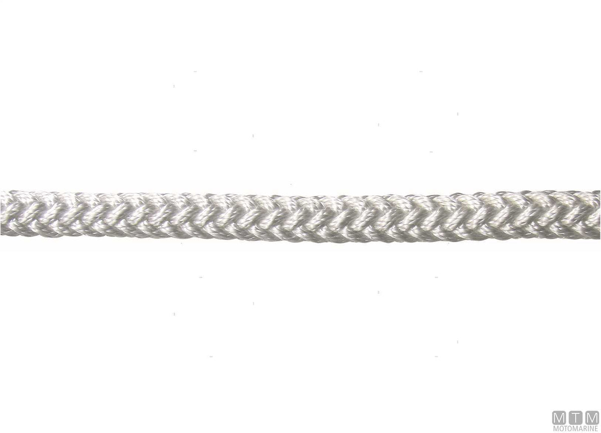 Squareline 12-strand braid white polyester Ø20 mm 100 m - original photo Motomarine Srl