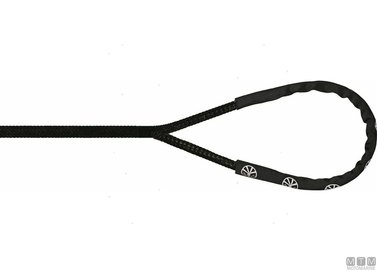 Liros Handy-Elastic black mooring line with 40 cm eye splice Ø14 mm 10 m - original photo Motomarine Srl