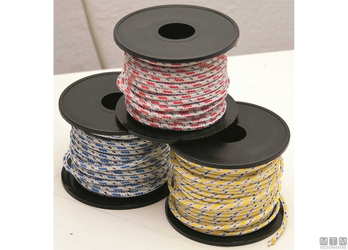Spool of green polyester braid Ø2 mm 30 m - original photo Motomarine Srl