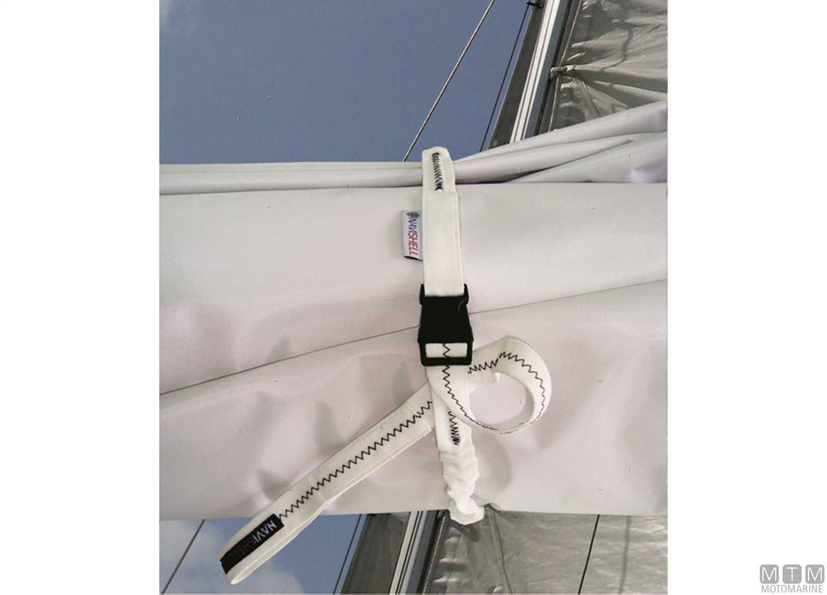 Navishell sail tie in water-repellent acrylic fabric (pack of 3) 37<>58 cm - original photo Motomarine Srl