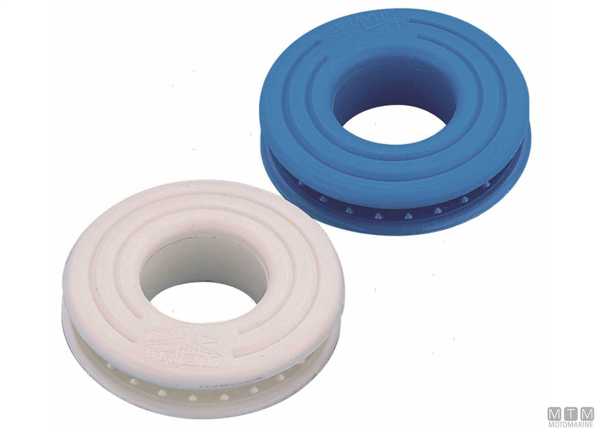 White plastic eyelets pack of 12 pcs - original photo Motomarine Srl