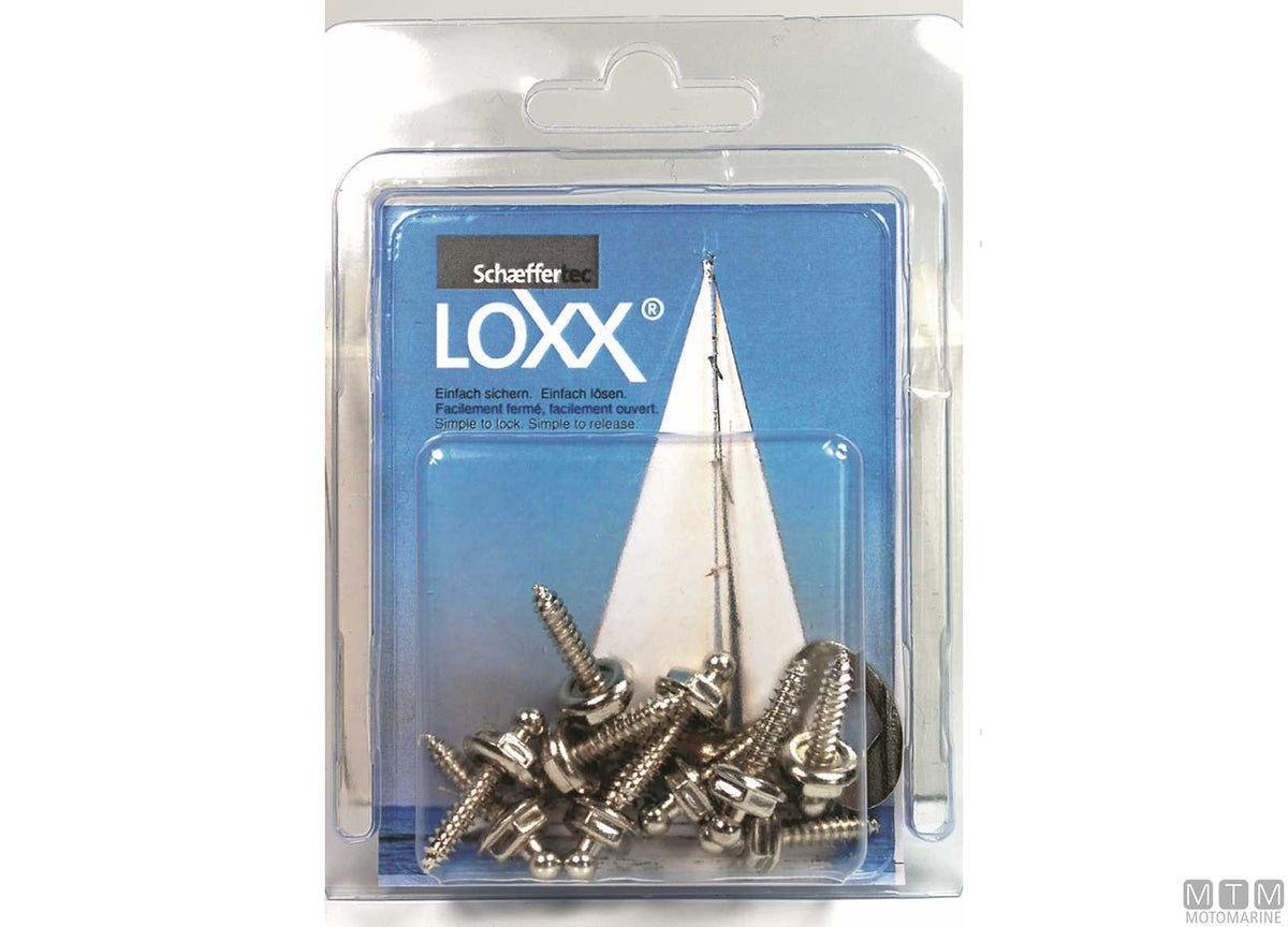 LOXX biting screws set 12 mm 10 pcs - original photo Motomarine Srl