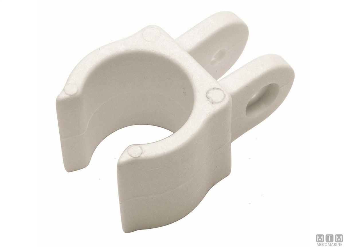 Awning attachment base for tube Ø22/25 mm - original photo Motomarine Srl